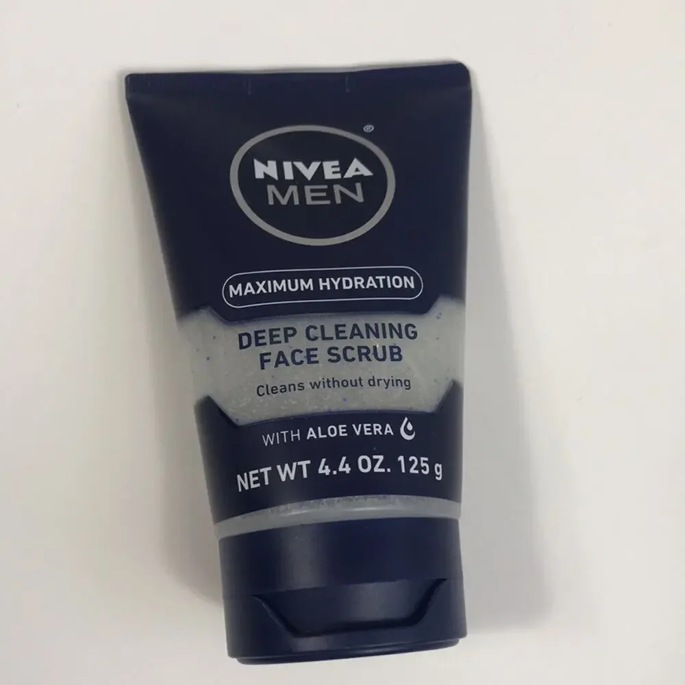 NIVEA FOR MEN Original, Deep Cleaning Face Scrub 4.4 oz